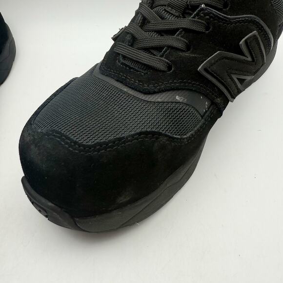 New Balance Mens CT Elite Lite SD Work Sneakers US 9 Wide Black Suede EUC - Picture 13 of 14